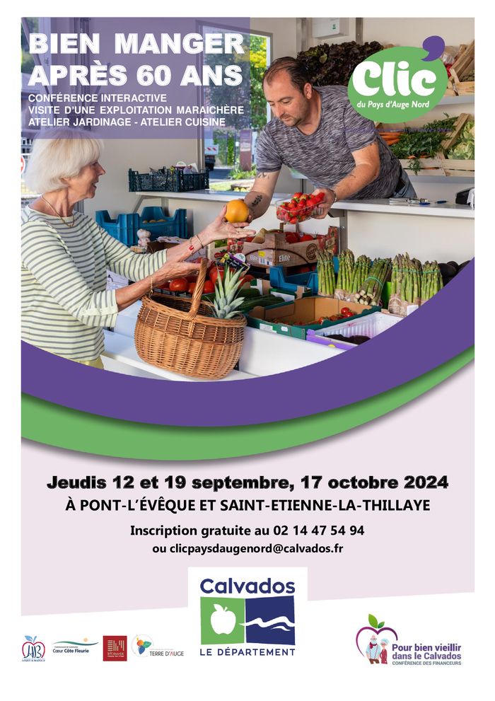 Un programme complet et convivial pour (re)découvrir le plaisir de manger sainement : Conférence ; visite des Jardins de la Thillaye ; atelier cuisine et repas partagé.