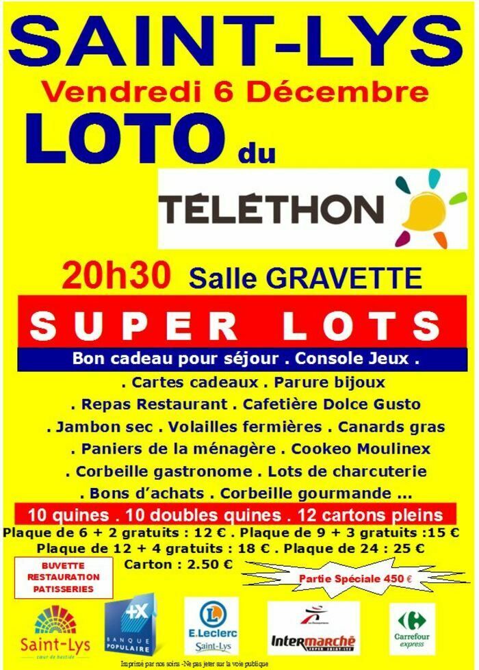 Loto du Téléthon