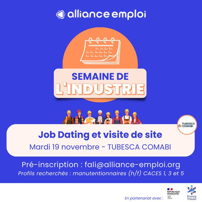 Visite d'entreprise suivi d'un job dating