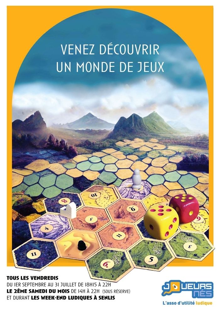 Venez découvrir le monde du jeu de société moderne avec l'association Les Joueurs Nés. Ambiance, stratégie, hasard : mettez votre bonne humeur à l'épreuve seul, en famille ou entre amis.