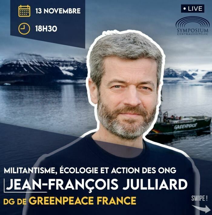 Jean-Francois Julliard, directeur général de Greenpeace France, est le nouvel invité de Symposium