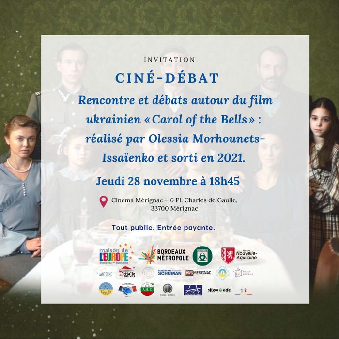 Ciné-débat Rencontre et débats autour du film ukrainien «Carol of the Bells»