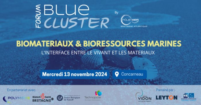 La 15è edition du Forum Blue Cluster se tiendra le 13 novembre à Concarneau, Salle Roudouic.