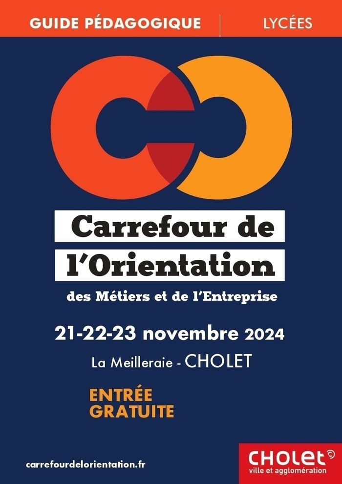 Organisé tous les deux ans, le Carrefour de l’orientation sera de retour à Cholet du 21 au 23 novembre 2024.