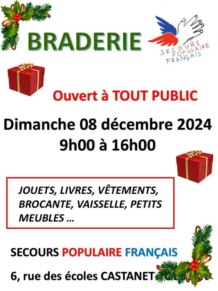 Une braderie solidaire avant les fêtes