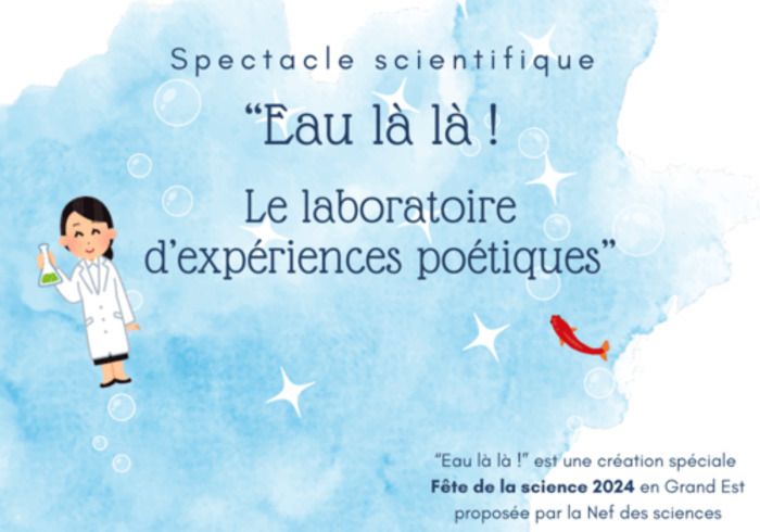 Un spectacle poétique sur les propriétés de l'eau avec des expériences en laboratoire. Une aventure orchestrée par un trio captivant.