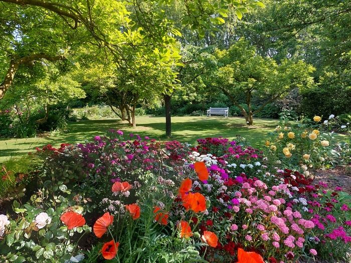 Die Gigolette lässt Sie die Freuden des Origami entdecken und hilft Ihnen, Blumen und Schmetterlinge inmitten eines englischen Gartens mit 16 Grünräumen zu kreieren: dem William Farcy Floral Park.