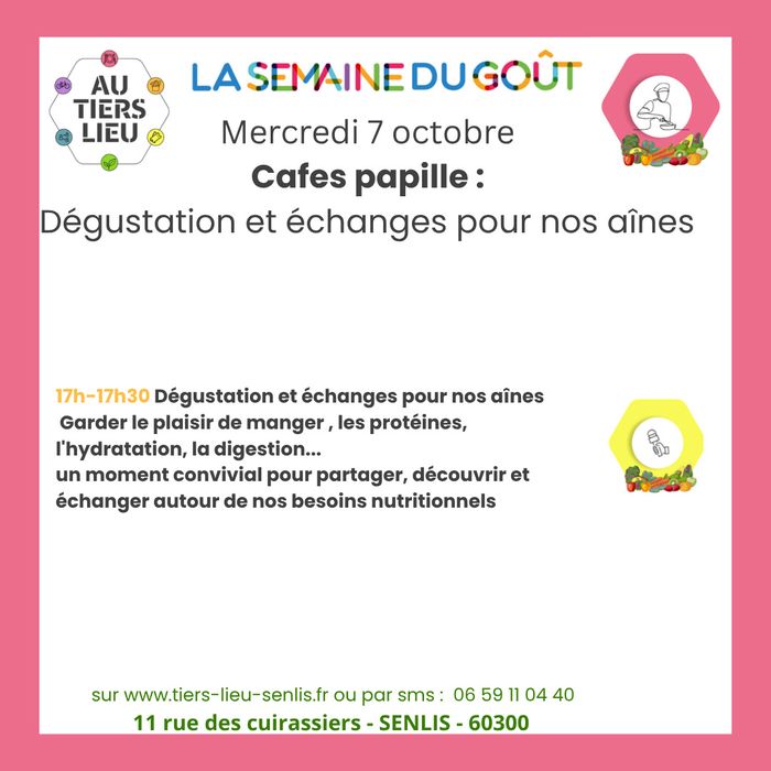 Un temps de dégustation et d'échanges pour nos aînés autour du thème « bien manger à tout âge »