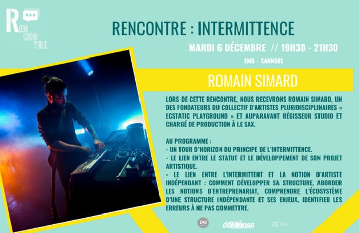 Mardi 6 Décembre - 19H30 - 21H30
    EMB - Sannois