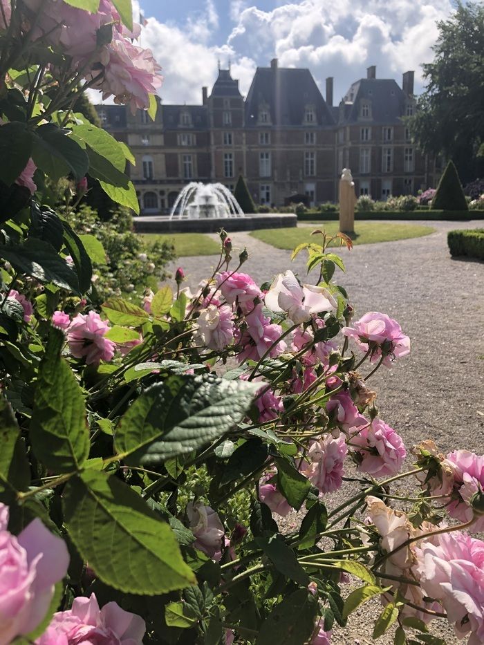 Nach Sitzungen zur Erweckung der fünf Sinne im Unterricht mit den pädagogischen Teams der Schulen eudois, Spaziergang und Workshops im französischen Garten des Schlosses: sehen, hören...