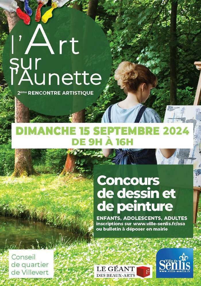 Artistes amateurs, confirmés ou simples amoureux de la nature, venez participer au deuxième concours de dessin et de peinture de "l'Art sur l'Aunette"... C'est gratuit et ouvert à tous !