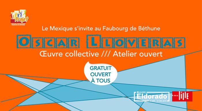 Oscar Lloveras s'installe au Centre Social du Faubourg de Béthune ! L'artiste argentin et le Centre Social du Faubourg de Béthune vous propose de créer une œuvre collective.