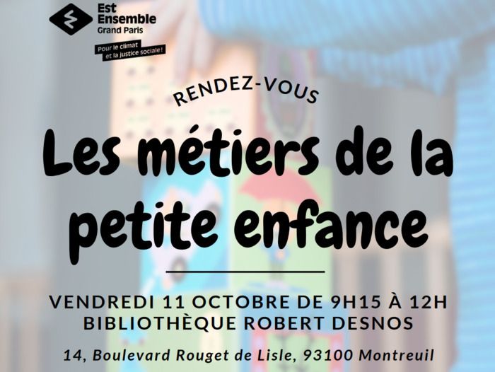 Pendant toute une matinée, découvrez les métiers de la petite enfance pour travailler dans les crèches, dans les écoles ou à domicile !