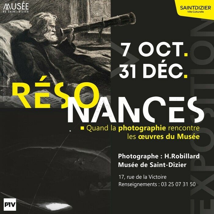 Les photographies graphiques de Hervé Robillard viennent répondre aux collections du Musée dans un jeu de correspondances insolites et oniriques. A voir du 7 octobre au 31 décembre.