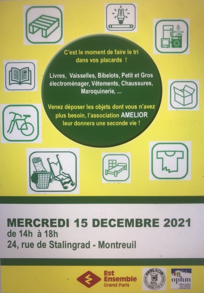 collecte de biens de réemploi et de recyclage par les biffinEs organiséEs d'AMELIOR