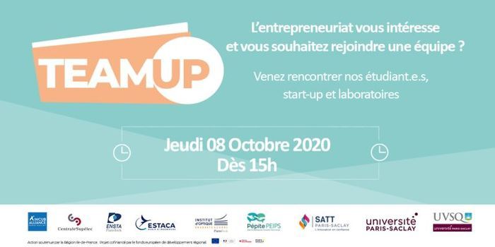 CentraleSupélec organise la première édition de l’événement TEAM UP, avec plusieurs autres établissements du cluster Paris-Saclay.