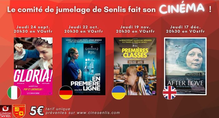 "Le Comité de Jumelage de Senlis fait son cinéma" et vous propose le film : "Gloria "de Margherita Vicario (Italie).