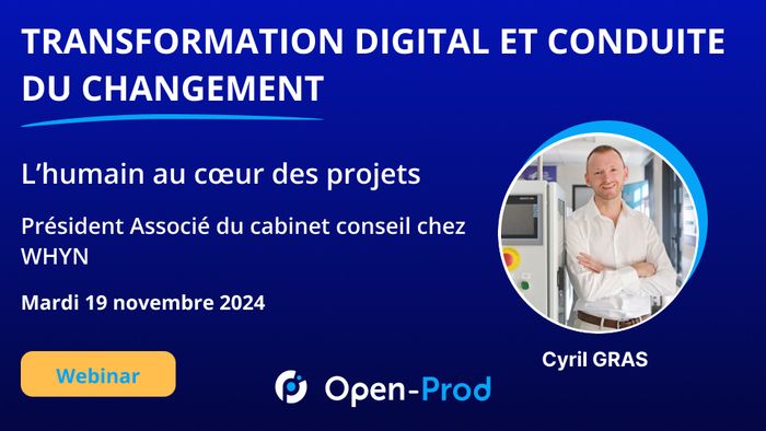 WHYN, cabinet de conseil en stratégie industrielle et en pilotage de projets, explore la conduite du changement au cœur des projets numériques, où l'humain est un facteur clé de réussite.