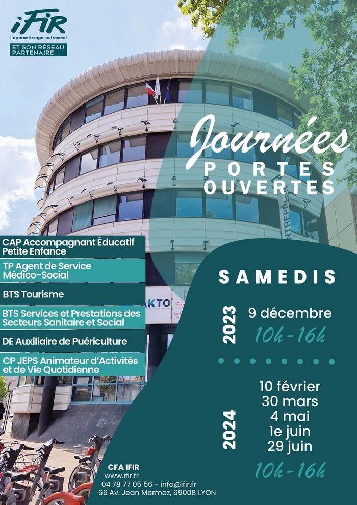 Tu es intéressé par le BTS Tourisme en apprentissage ? Tu souhaites en savoir plus sur cette formation, ses spécificités et ses débouchés ? Retrouve nous le 30 mars à l'occasion de notre JPO !