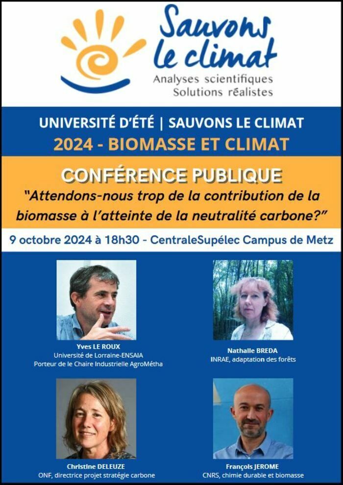 Université d'été sur la biomasse et le climat