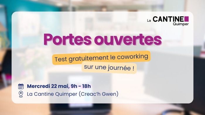 Viens tester le coworking gratuitement et simplement au sud de Quimper !