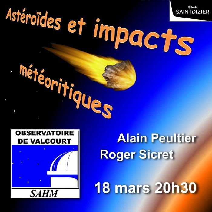 Conférence à l'observatoire de Valcourt