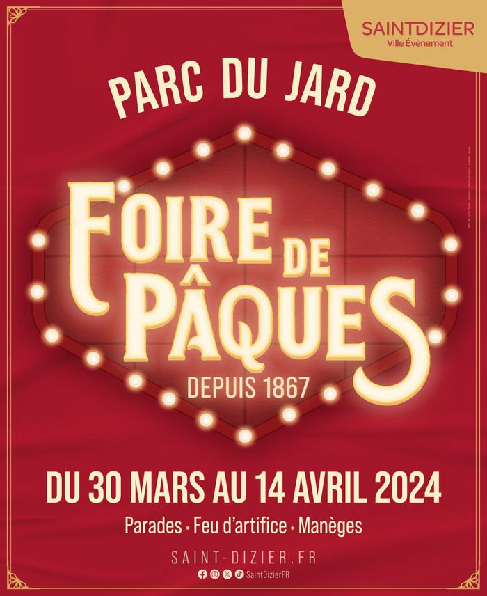 La Foire de Pâques revient au Parc du Jard du 30 mars au 14 avril 2024