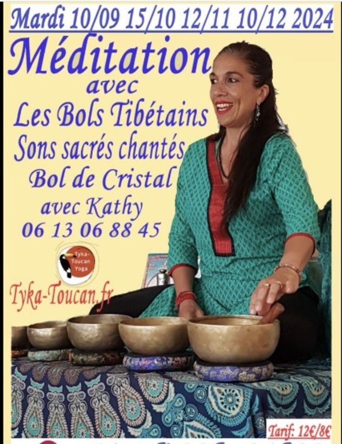 Méditation avec bols tibétains