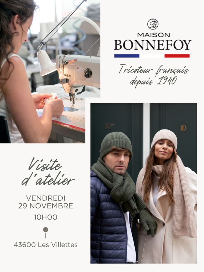 Visitez l'atelier Maison Bonnefoy : 80 ans de savoir-faire dans la maille, en Haute-Loire !