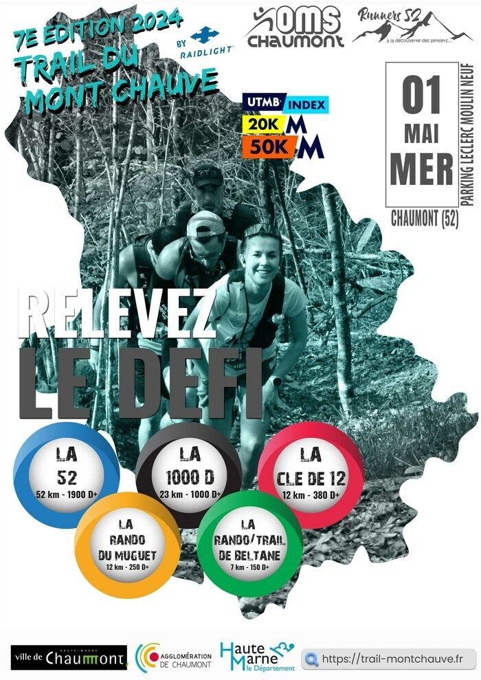 Non, vous ne rêvez pas, le Trail du Mont Chauve 2024 vous propose un défi olympique !!!