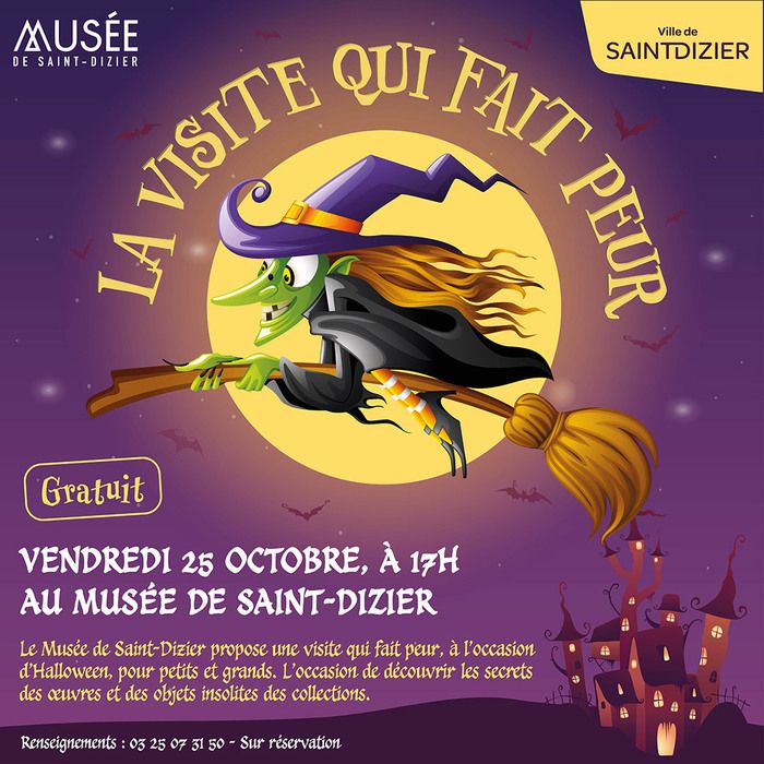 Une visite effrayante au Musée de Saint-Dizier, à l'occasion d'Halloween, pour petits et grands. Découvrez les secrets des œuvres et objets insolites des collections.