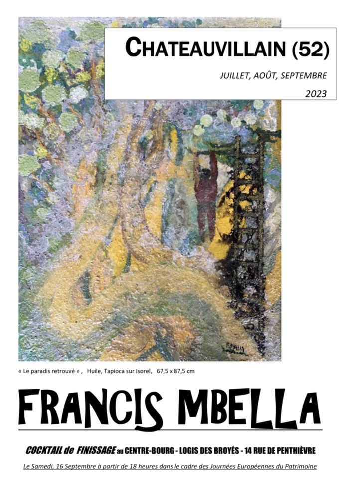 Cette exposition traduit à travers l’approche de Francis MBELLA, ce que la forêt suscite pour se faire organe de transmission de la nature. 
    I