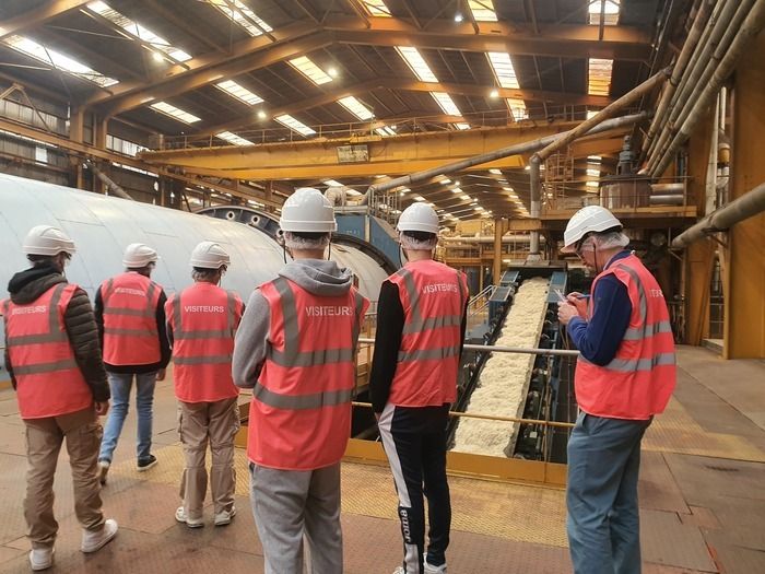 visite de l'usine de fabrication du sucre