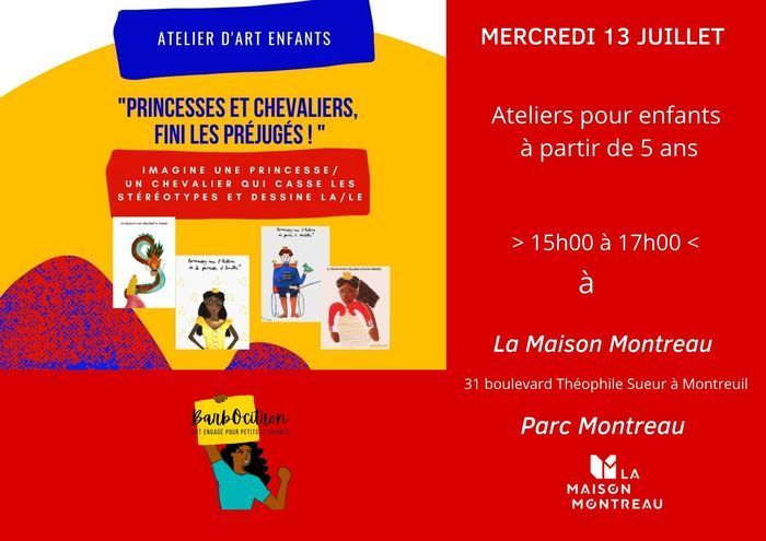 Atelier créatif pour enfants pour sensibiliser sur les stéréotypes de genre