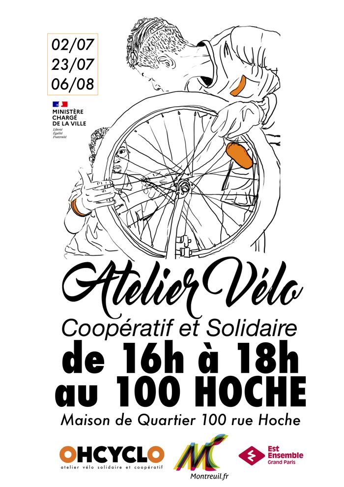 Atelier coopératif d'autoréparation de vélos