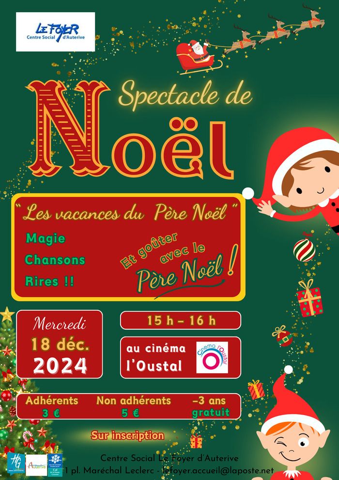 Spectacle de Noël proposé par le Foyer d'Auterive