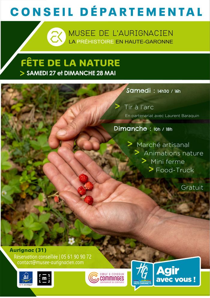 La fête de la nature est un événement national incontournable. Le Musée de l’Aurignacien vous propose de célébrer la nature et de partir à la découverte des richesses naturelles du territoire.