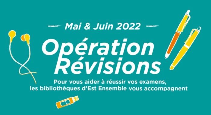 Durant tout le mois de juin les bibliothèques d’Est Ensemble se mobilisent pour accompagner les candidats au bac et au brevet.