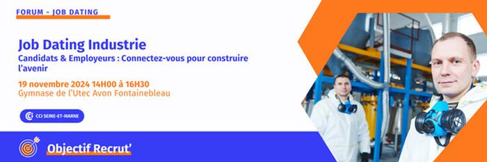 Le Job Dating Industrie est une opportunité unique de présenter le savoir faire des métiers industriels, et connecter Candidats et Entreprises qui recrutent dans un secteur en pleine transformation.