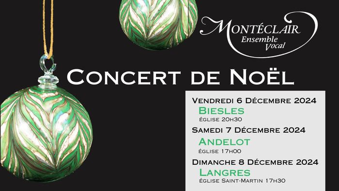 Concert de l'Ensemble Vocal Montéclair pour choeur et orchestre