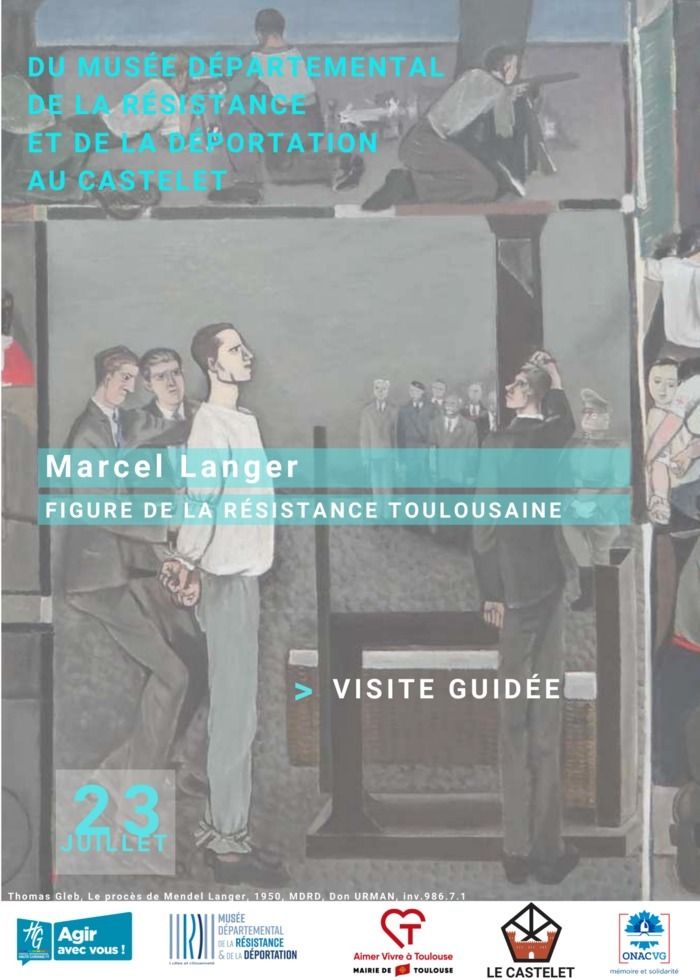 Le Castelet de l'ancienne prison St-Michel et le MDR&D s'associent pour rendre hommage à Marcel langer, figure de la résistance toulousaine.