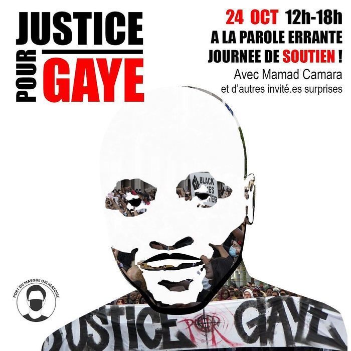 Journée de soutien à la lutte du comité justice pour Gaye Camara