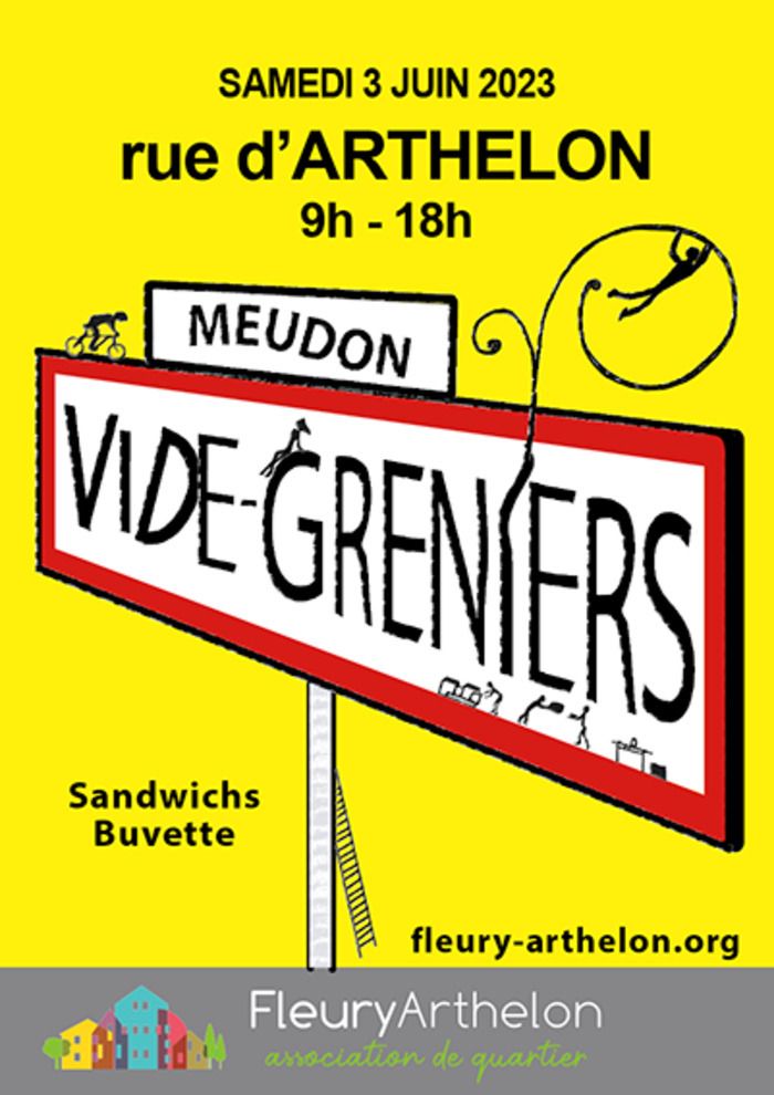 Vide-greniers annuel de l'association Fleury-Arthelon, rue d'Arthelon