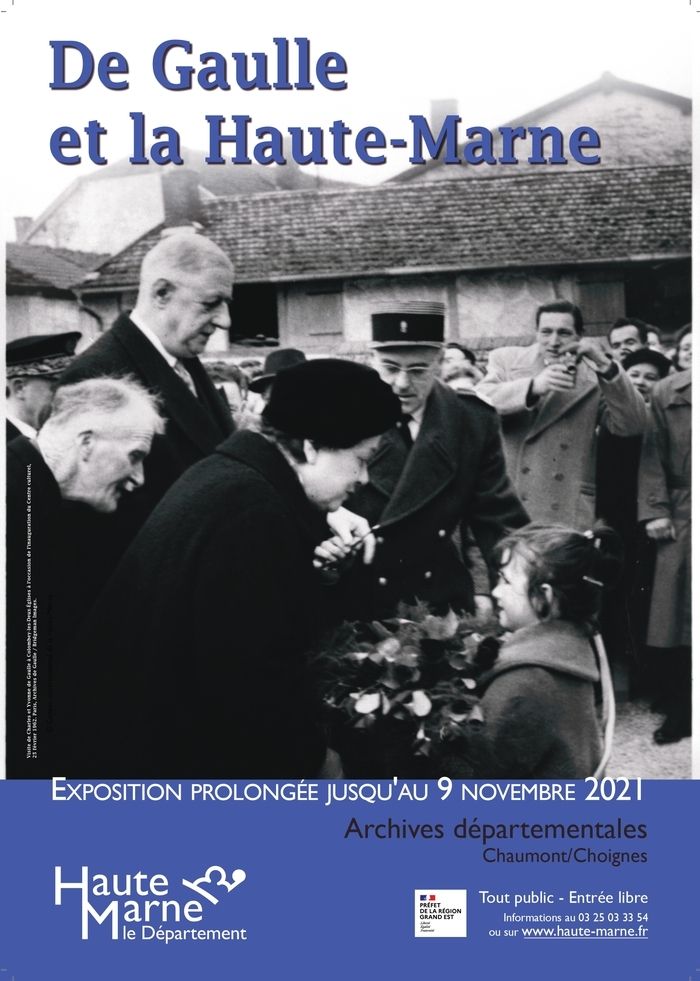 Exposition présentée par les Archives départementales de la Haute-Marne, pour commémorer le cinquantenaire du décès du général de Gaulle