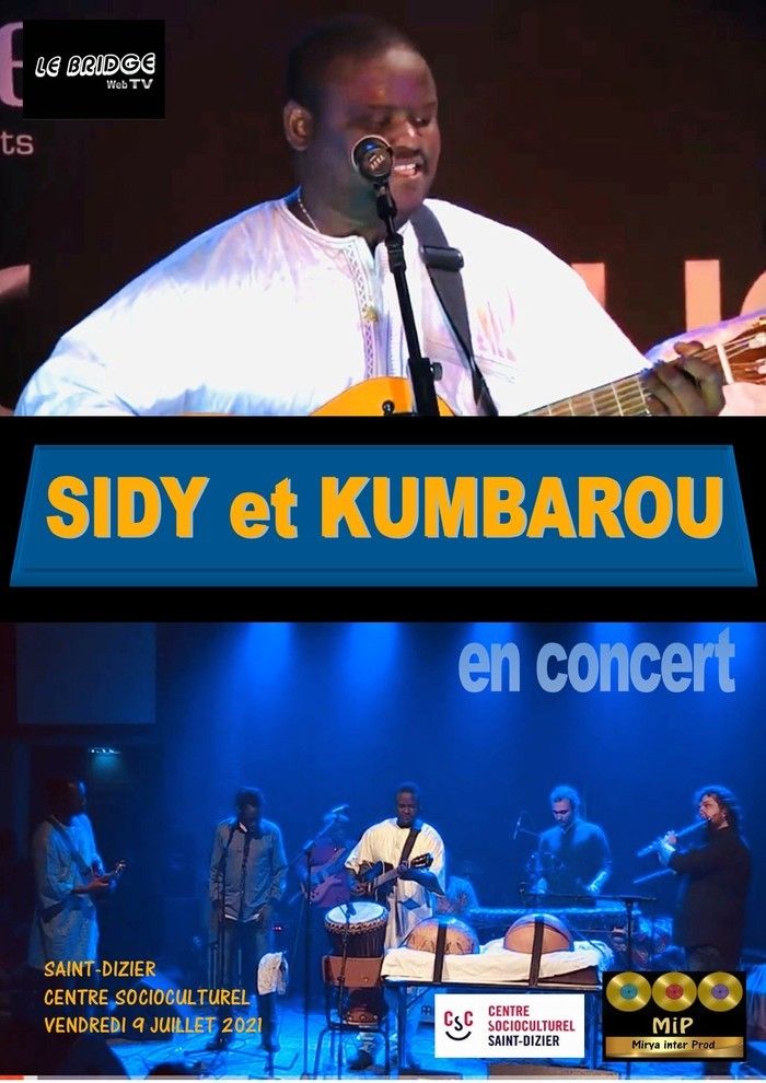 Musique du monde. "Sidy et Kumbarou" en concert, en plein air, sur le parvis du centre socioculturel