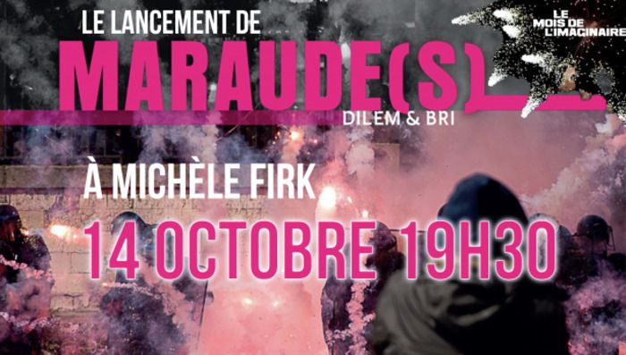 Le café Librairie Michèle Firk organise une soirée de lancement du livre Maraudes, dans la Grande salle de la Parole Errante.