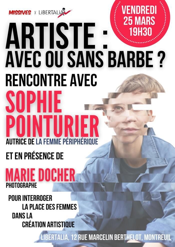 Rencontre littéraire avec Sophie Pointurier (autrice) et Marie Docher (photographe) sur l'impact du genre dans l'art contemporain