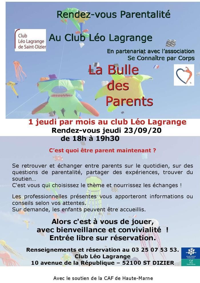 Un rendez-vous entre parents, convivialité, échanges et conseils au fil des discussions.