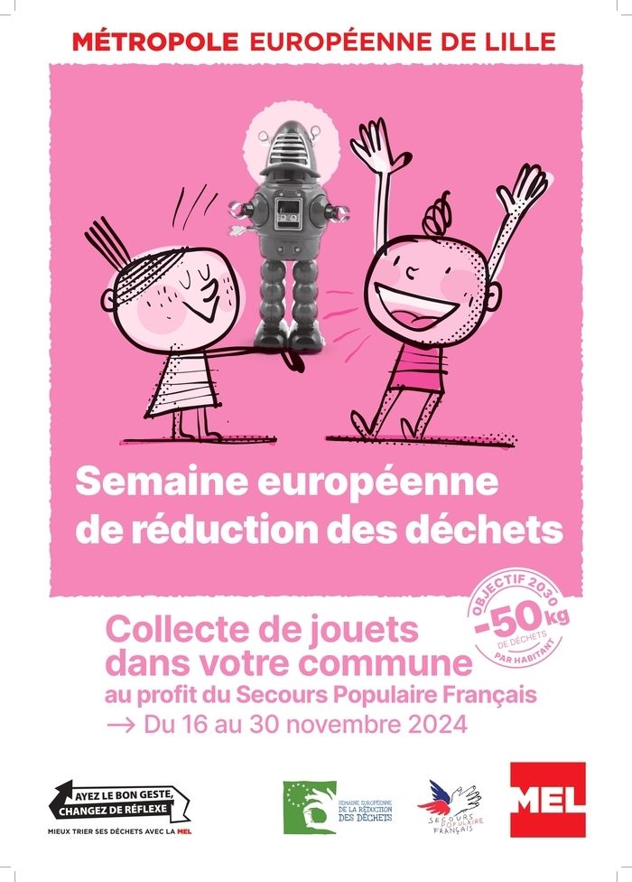 Collecte Solidaire de jouets au profit du Secours Populaire