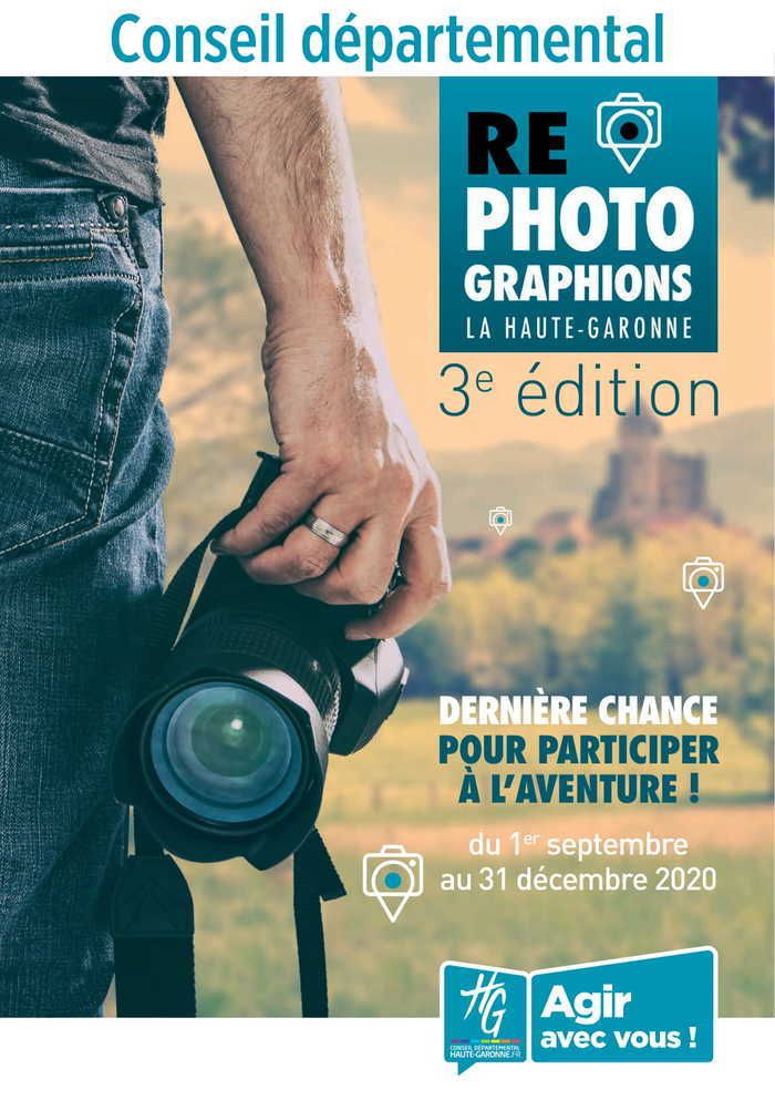 Du 1er septembre au 31 décembre 2020, dernière chance de participer à l’opération "Rephotographions la Haute-Garonne".